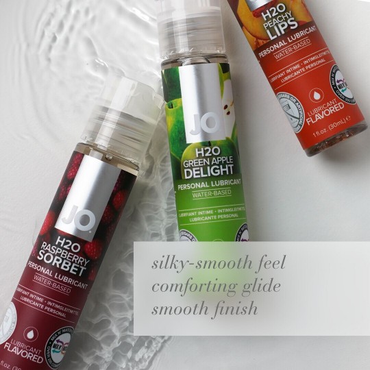 H2O - RASPBERRY SORBET - WATERBASED LUBRICANT - 1 FL OZ / 30 ML