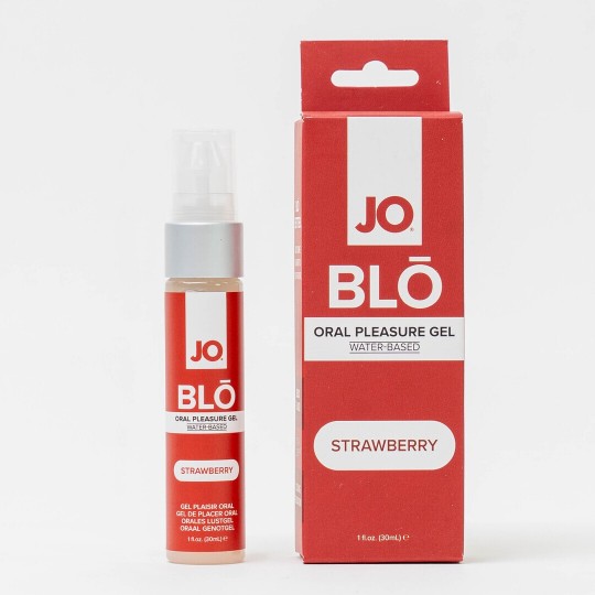 BLO - STRAWBERRY - ORAL PLEASURE GEL - 1 FL OZ / 30 ML