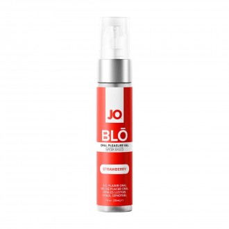 BLO - STRAWBERRY - ORAL PLEASURE GEL - 1 FL OZ / 30 ML