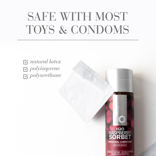 H2O - RASPBERRY SORBET - WATERBASED LUBRICANT - 4 FL OZ / 120 ML