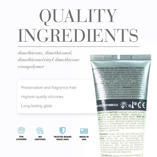 PREMIUM JELLY - ORIGINAL - SILICONEBASED LUBRICANT - 4 FL OZ / 120 ML