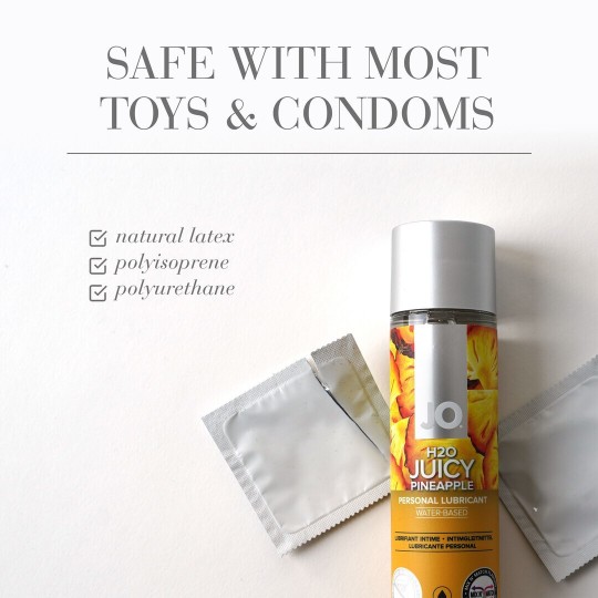 H2O - JUICY PINEAPPLE - WATERBASED LUBRICANT - 4 FL OZ / 120 ML