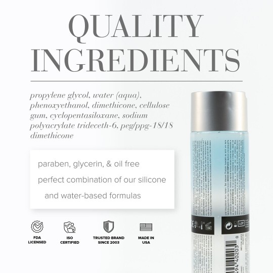 CLASSIC HYBRID - WATERBASED AND SILICONEBASED LUBRICANT - 8 FL OZ / 240 ML