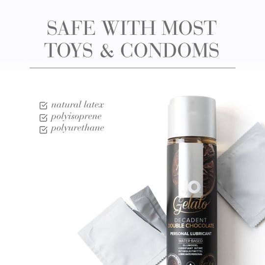 GELATO - DECADENT DOUBLE CHOCOLATE - WATERBASED LUBRICANT - 4 FL OZ / 120 ML