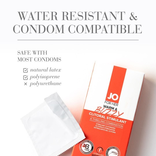WARM AND BUZZY - WARMING AND BUZZING CLITORAL STIMULANT - 0.34 FL OZ / 10 ML
