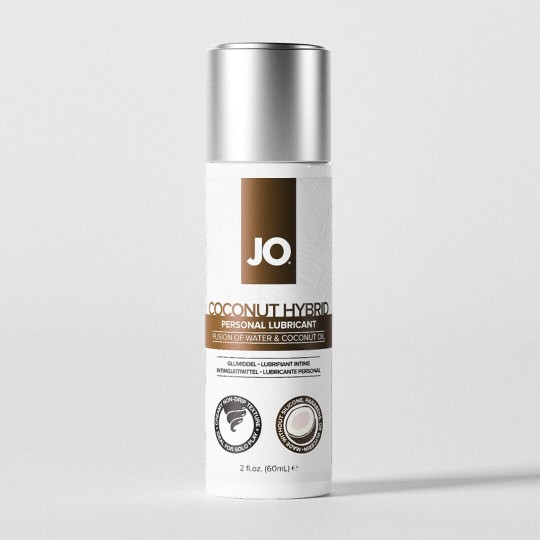 COCONUT HYBRID - WATERBASED AND COCONUT OIL LUBRICANT - 2 FL OZ / 60 ML
