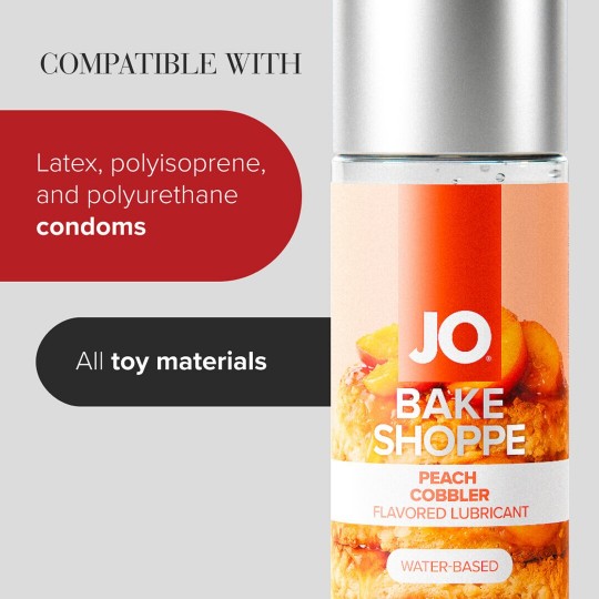 BAKE SHOPPE - PEACH COBBLER - WATERBASED LUBRICANT - 2 FL OZ / 60 ML