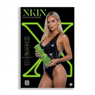 XKIN - METALLIX - LED POSTER - 60 X 90 - GREEN
