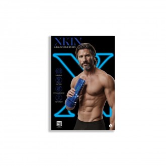 XKIN - METALLIX - LED POSTER - 40 X 60 - METALLIC BLUE