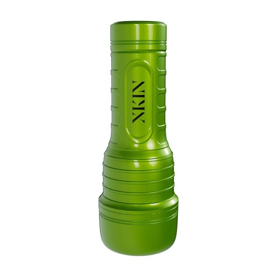 METALLIX - IVY SINCLAIR - VIBRATING TORCH MASTURBATOR - MOUTH - 590G - GREEN/TAN