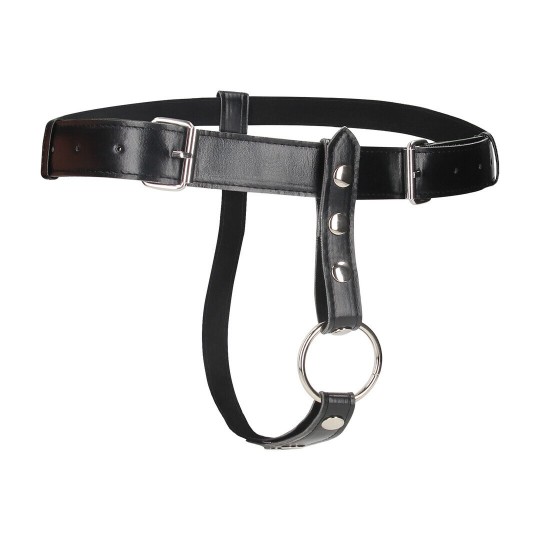 BUTT PLUG HARNESS - BLACK