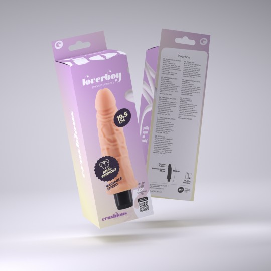 VIBRADOR REALISTA LOVERBOY CRUSHIOUS