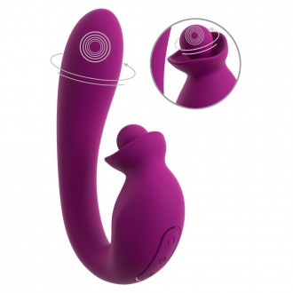 VIBRATOR WITH DOUBLE ROTATION