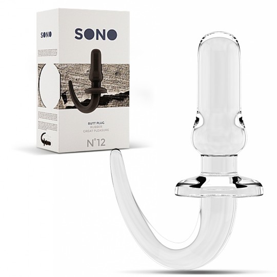 PLUG ANAL SONO Nº12 TRANSPARENT