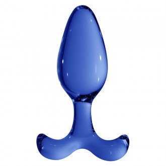 CHRYSTALINO EXPERT GLASS DILDO BLUE