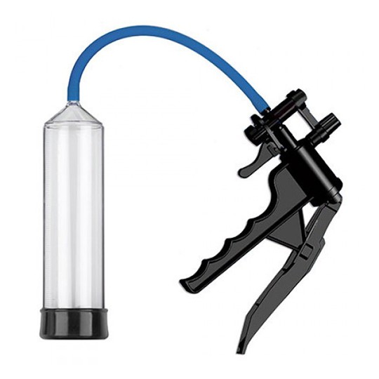 BOMBA PARA O PÉNIS COM PUNHO EASY TOUCH GUN TRANSPARENTE