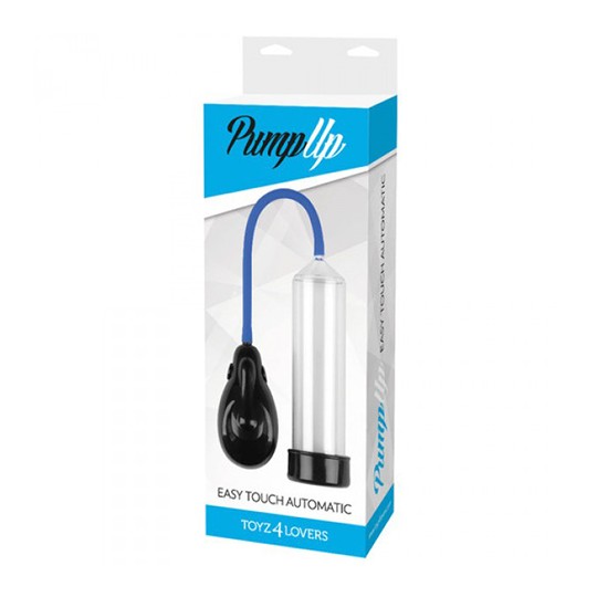 BOMBA PARA O PÉNIS AUTOMÁTICA EASY TOUCH AUTOMATIC TRANSPARENTE