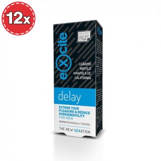 CONFEZIONE CON 12 EXCITE MAN DELAY GEL 15 ML