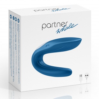 PARTNER WHALE COUPLES VIBRATOR WITH USB CHARGER
