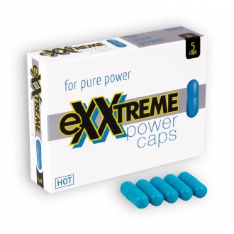 EXXTREME POWER CAPS CAPSULE STIMOLANTI PER UOMO 5 CAPSULE