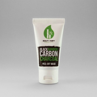 CARBONE DI LEGNA PEEL-OFF MASCHERA DA NERO DI BAMBÙ DI BELLEZZA PURIFICARE 50 ML