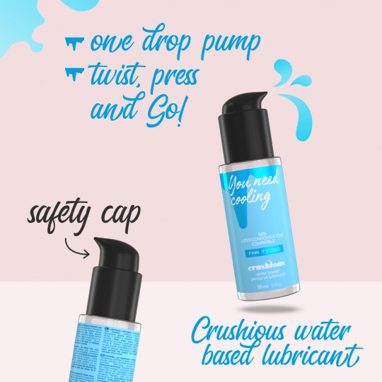 LUBRIFICANTE CON EFFETTO FREDDO 50 ML CRUSHIOUS