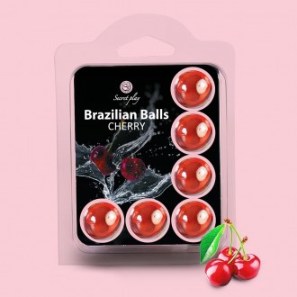 Kissable lubrificante palle brasiliano palle sapore di ciliegia 6 x 4GR