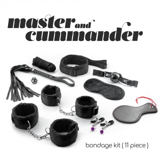 НАБОР ДЛЯ БОНДАЖА CRUSHIOUS MASTER &amp; CUMMANDER 11 ПРЕДМЕТОВ