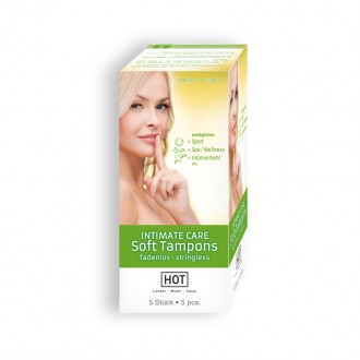  HOT INTIMATE CARE SOFT TAMPONES PACKAGE WITH 5 TAMPONS
