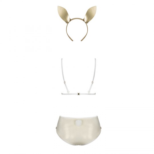 FANTASIA DE COELHO NEO GOLDES TAMNANHO QUEEN OBSESSIVE AMARELO