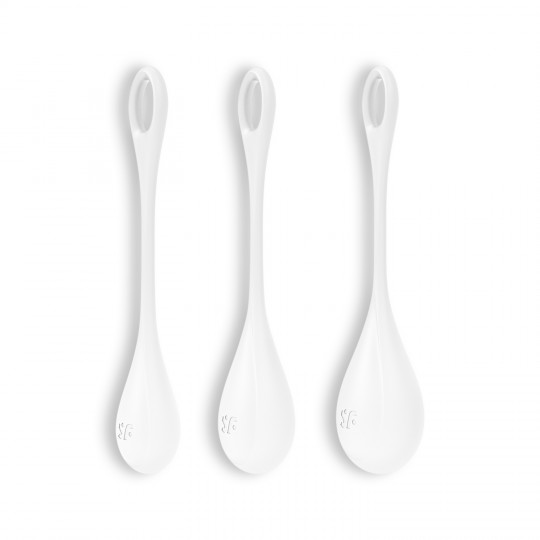SATISFYER YONI POWER 1 3-PCS SET WHITE