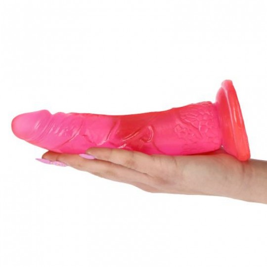 VERO RAPIMENTO TERRA SAPORE DILDO 7 &quot; ROSA