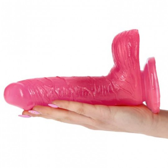 REAL RAPTURE EARTH FLAVOUR DILDO 7.5&#039;&#039; PINK