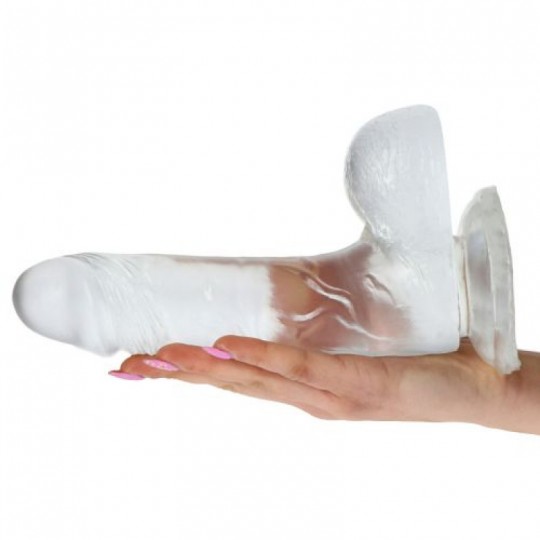 REAL RAPTURE FIRE PASSION DILDO 8&#039;&#039; CLEAR