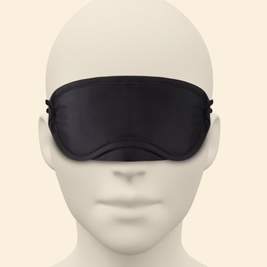 2 SATIN BLINDFOLDS CRUSHIOUS BLACK &amp; RED