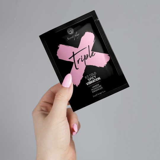 SECRET PLAY УНИСЕКС ТРИПЛ Х СТИМУЛИРУЮЩИЙ ГЕЛЬ 2 МЛ