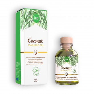 GEL DE MASAJE CON SABOR A COCO INTT 30ML