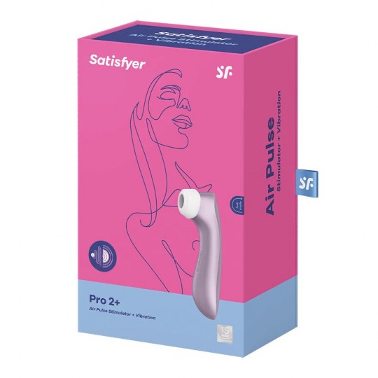 ESTIMULADOR DE CLITORIS PRO 2 VIBRATION SATISFYER ROSA
