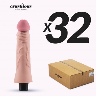 CONFEZIONE DA 32 VIBRATORE REALISTICO GUIDO CRUSHIOUS