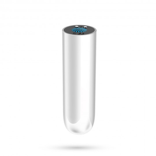 ВИБРОПУЛЯ QUACKERS USB RECHARGEABLE VIBRATING BULLET WHITE CRUSHIOUS