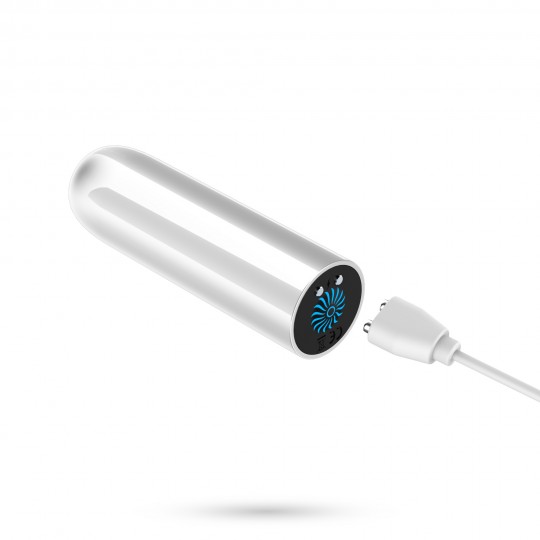 ВИБРОПУЛЯ QUACKERS USB RECHARGEABLE VIBRATING BULLET WHITE CRUSHIOUS