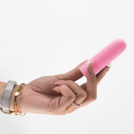 ВИБРОПУЛЯ QUACKERS USB RECHARGEABLE VIBRATING BULLET PINK CRUSHIOUS