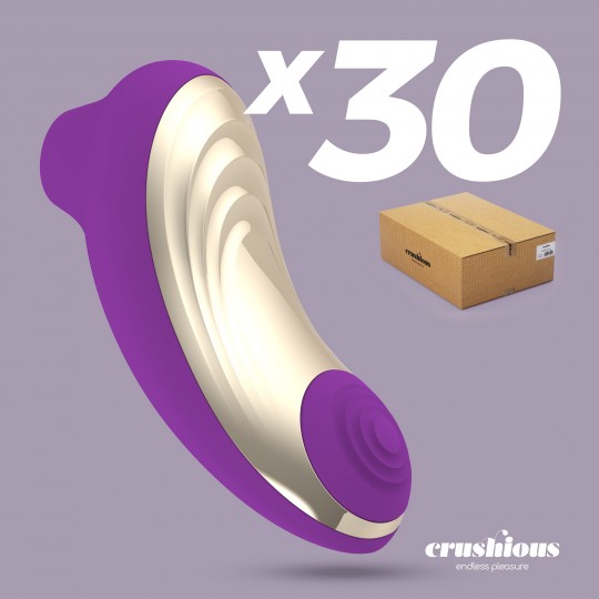 PACK DE 30 STIMULATEUR CLITORIEN SUPERNOVA CRUSHIOUS VIOLET