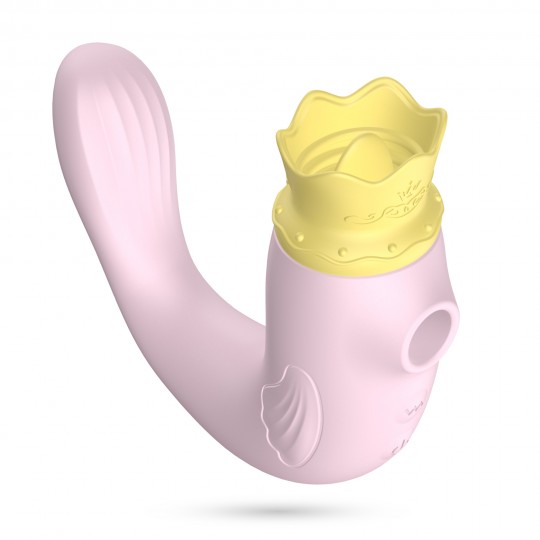 STIMOLATORE TRIPLO HIRI CRUSHIOUS ROSA