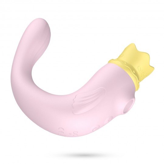 STIMOLATORE TRIPLO HIRI CRUSHIOUS ROSA