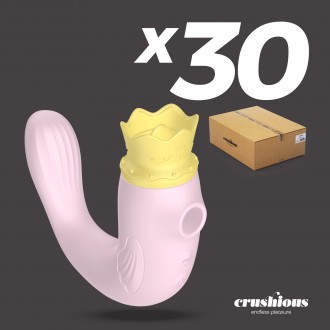 PACK DE 30 ESTIMULADOR TRIPLE HIRI CRUSHIOUS ROSA