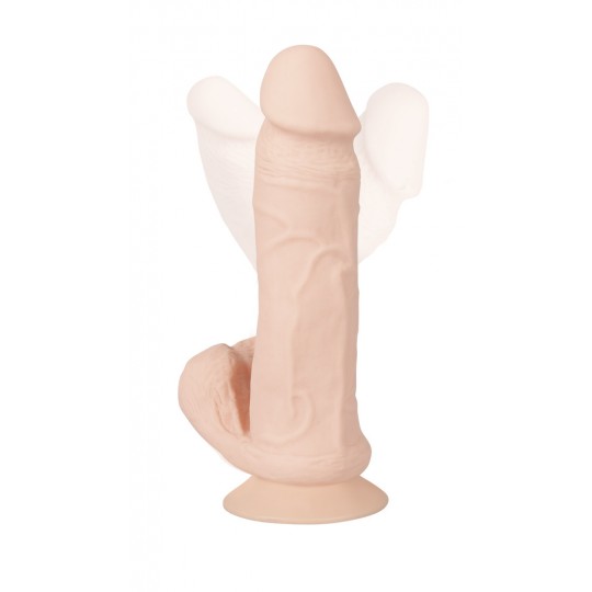 NATURE SKIN BENDABLE RC REALISTIC VIBRATOR WITH WIRELESS REMOTE CONTROL