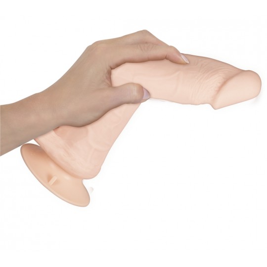 NATURE SKIN BENDABLE RC REALISTIC VIBRATOR WITH WIRELESS REMOTE CONTROL