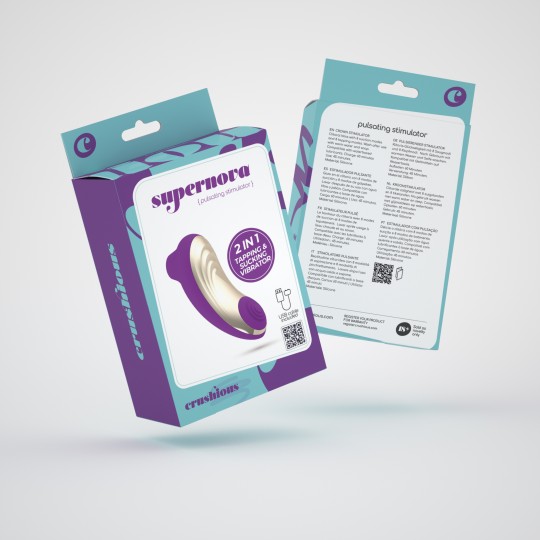 STIMOLATORE DEL CLITORIDE SUPERNOVA CRUSHIOUS VIOLA