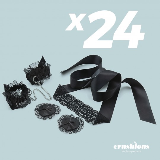 PIZZO NERO SET LACE ME UP CRUSHIOUS